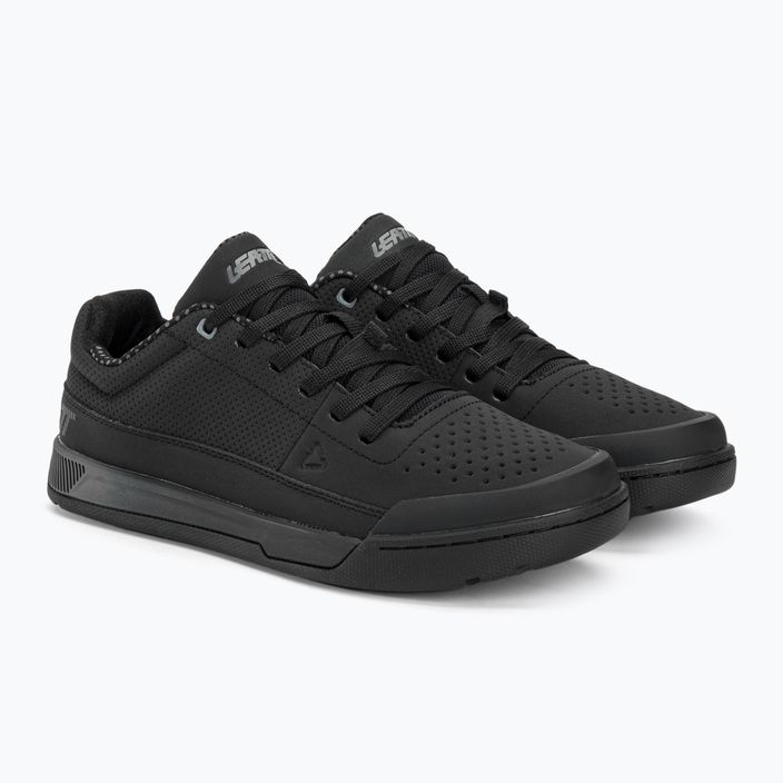 Herren Leatt 2.0 Flat Stealth Plattform Radschuhe 4