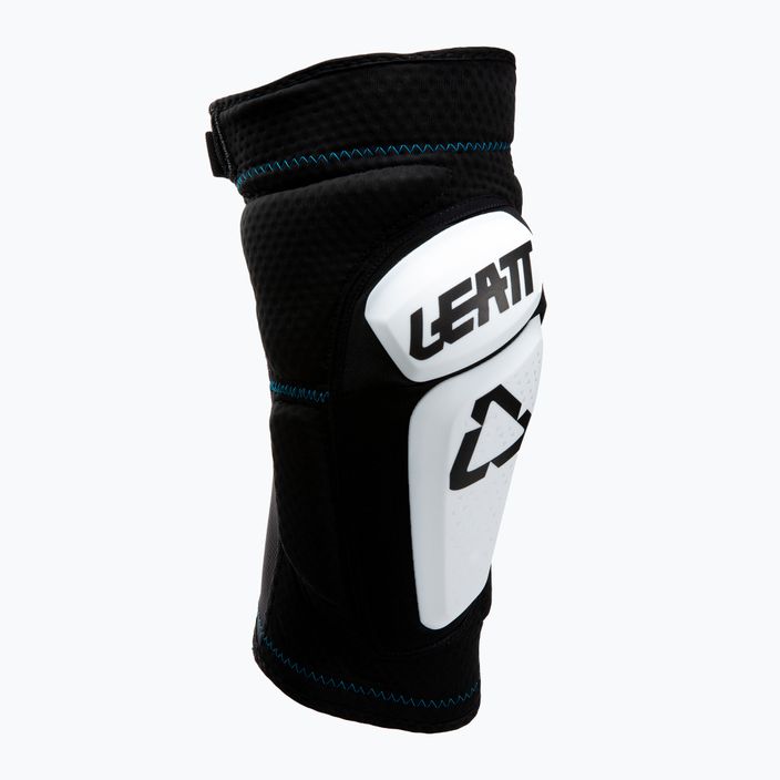 Leatt 3DF 6.0 Knieprotektoren schwarz und weiß 5018400490