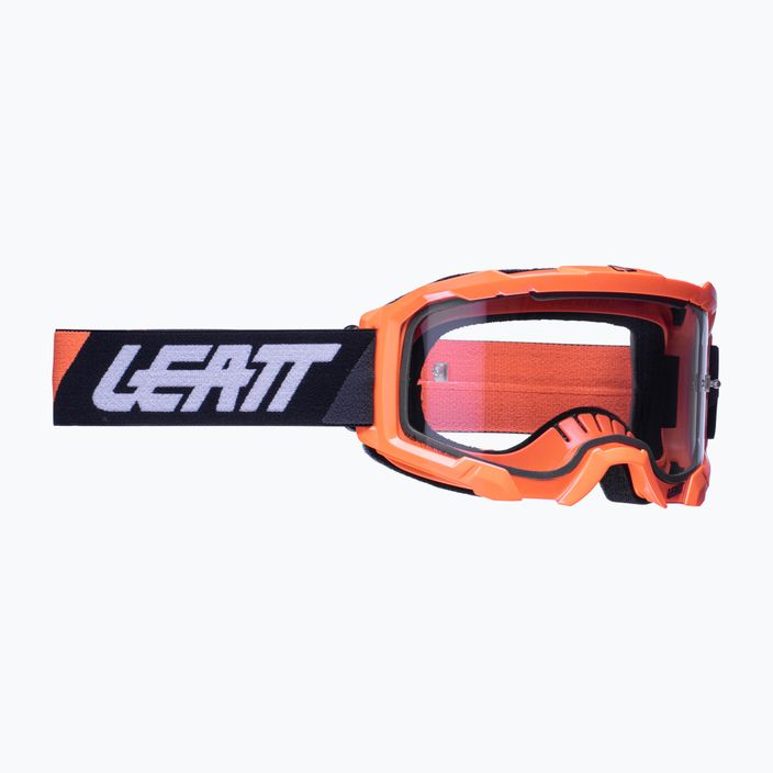Leatt Velocity 4.5 neon orange / klar Fahrradbrille 8022010500 6