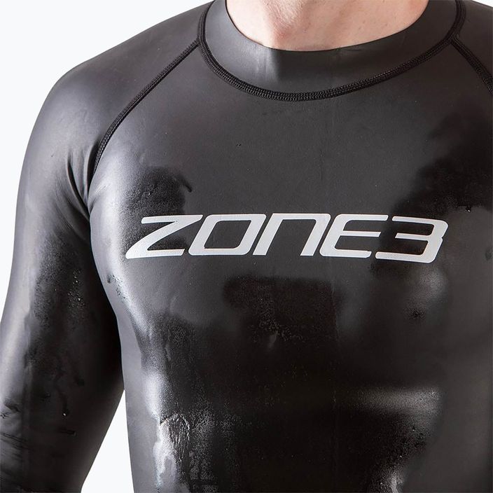 ZONE3 Long Sleeve Neoprene Under Wetsuit Baselayer schwarz/weiß 3