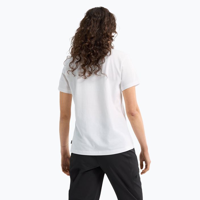 Arc'teryx Damen-T-Shirt Arc'Word Baumwolle weiß hell 3