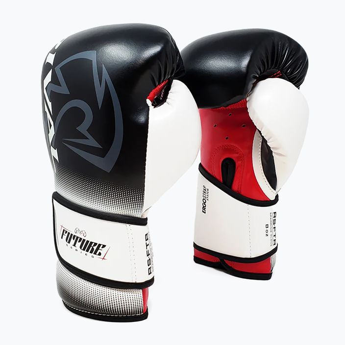 Rival RS-FTR Future Sparring Boxhandschuhe schwarz/weiß/rot 7