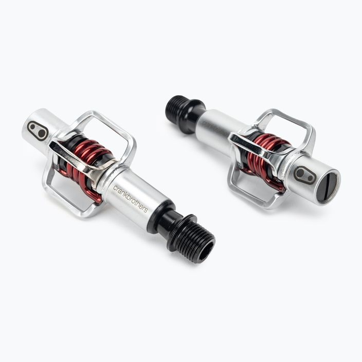 Fahrradpedale Crankbrothers Eggbeater 1 silber-rot CR-14792