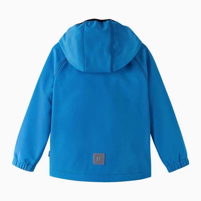 Reima Vantti kühle blaue Softshelljacke für Kinder 2