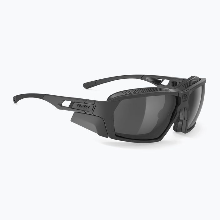 Sonnenbrille Rudy Project Agent Q Stealth smoke black/black matte