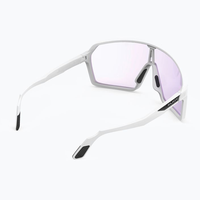 Sonnenbrille Rudy Project Spinshield white matte/impactx photochromatic 2 laser purple 5