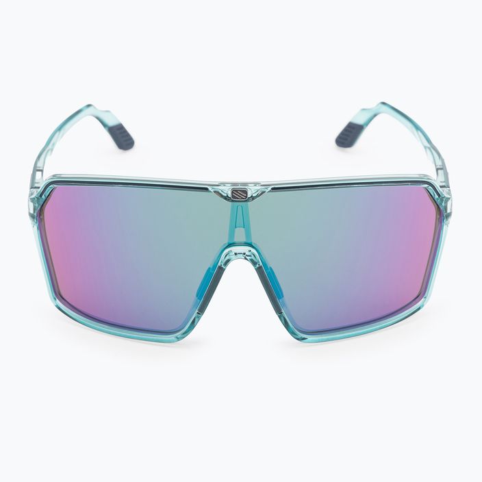 Sonnenbrille Rudy Project Spinshield crystal azur/multilaser green 3