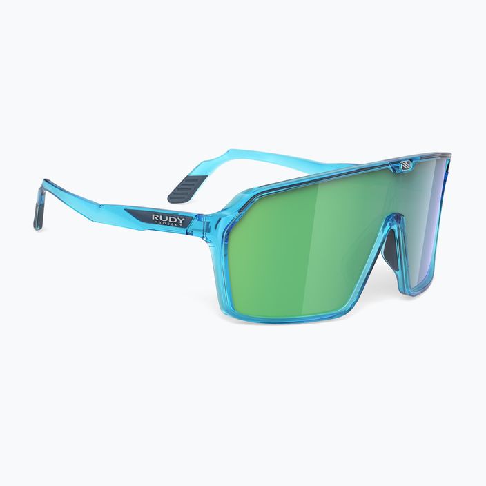 Sonnenbrille Rudy Project Spinshield crystal azur/multilaser green 5