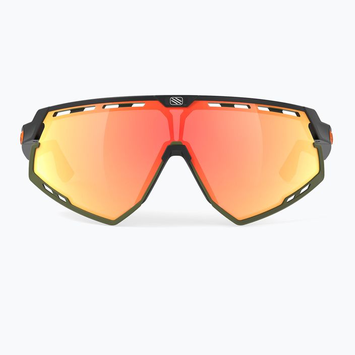 Rudy Project Defender schwarz matt/oliv orange/multilaser orange Sonnenbrille 2
