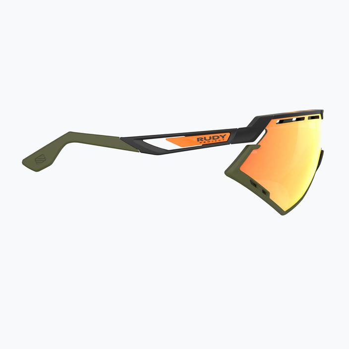 Rudy Project Defender schwarz matt/oliv orange/multilaser orange Sonnenbrille 3