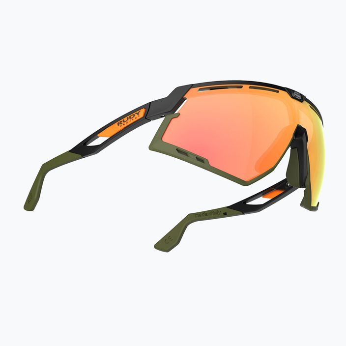 Rudy Project Defender schwarz matt/oliv orange/multilaser orange Sonnenbrille 4