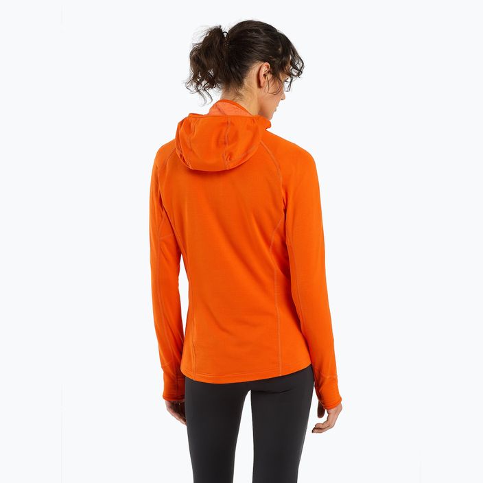 Arc'teryx Damen-Trekking-Sweatshirt Delta Half Zip Hoody orange 29606 3