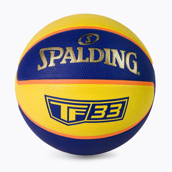 Spalding TF-33 Offizieller Basketball gelb 84352Z
