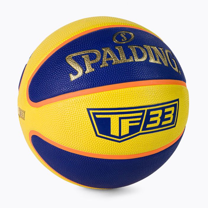 Spalding TF-33 Offizieller Basketball gelb 84352Z 2