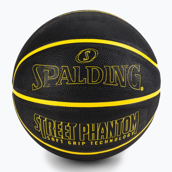 Splading Phantom Basketball schwarz und gelb 84386Z