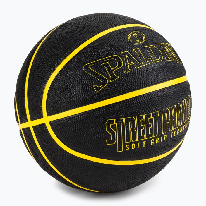 Splading Phantom Basketball schwarz und gelb 84386Z 2