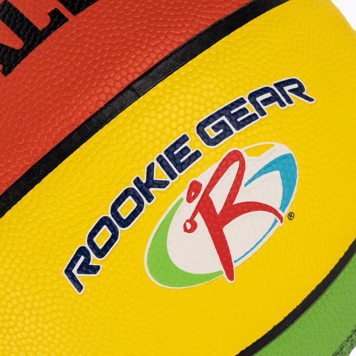 Spalding Rookie Gear Leder multicolor Basketball Größe 5 3