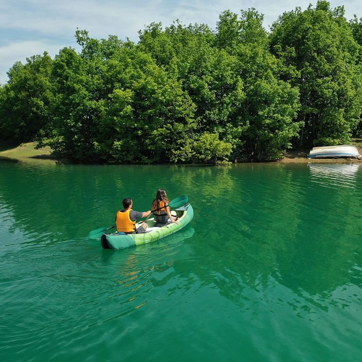 Aqua Marina Recreational Canoe grün Ripple-370 3-Personen aufblasbares 12'2  Kajak 11