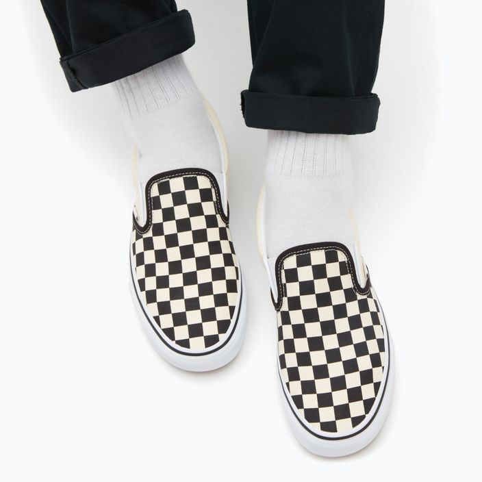 Vans UA Classic Slip-On Schuhe blk&whtchckerboard/wht 16