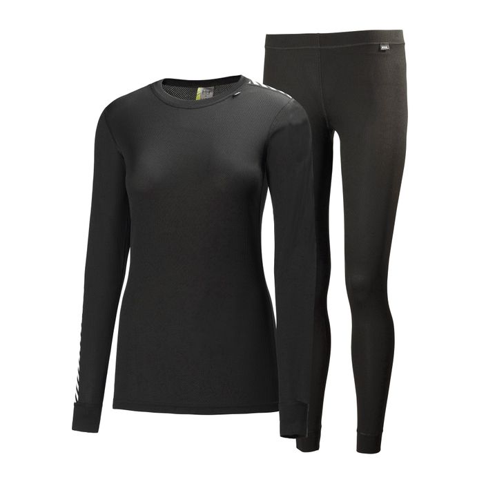 Damen Thermo-Unterwäsche-Set Helly Hansen HH Comfort Light schwarz 2