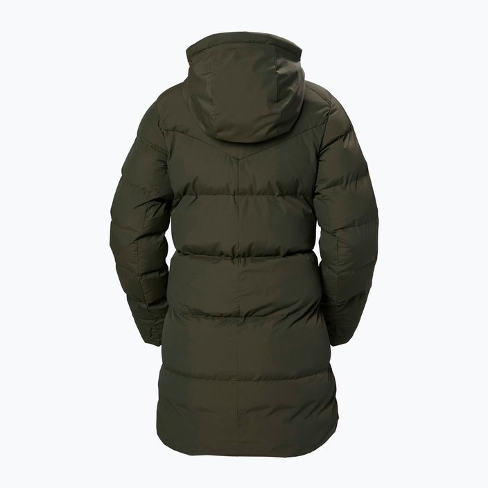 Helly Hansen Damen Daunenmantel Adore Puffy Parka Utility grün 2