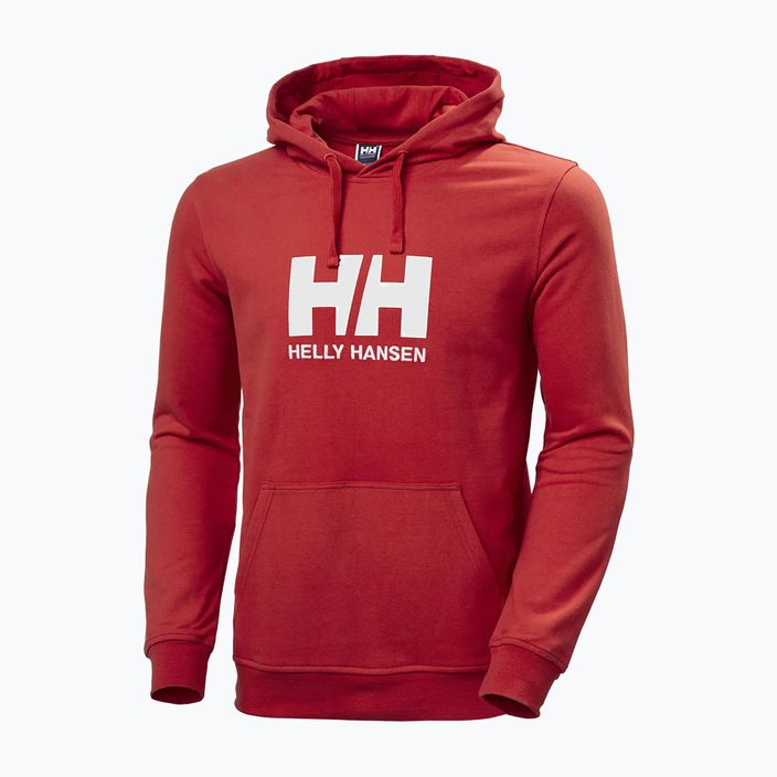 Herren Hoodie Sweatshirt Helly Hansen HH Logo Hoodie red