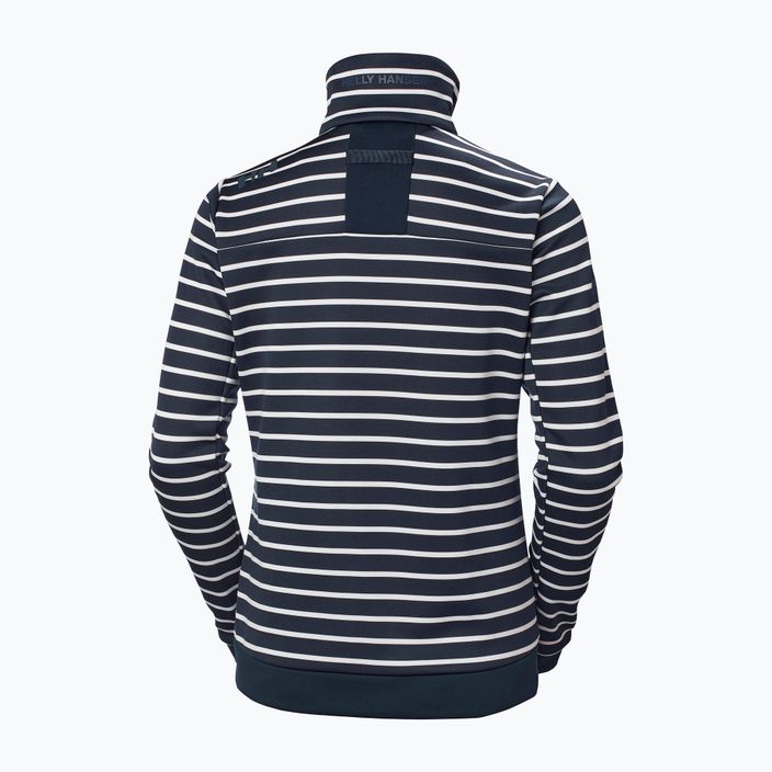 Damen Segel-Sweatshirt Helly Hansen Crew Fleece navy stripe 2