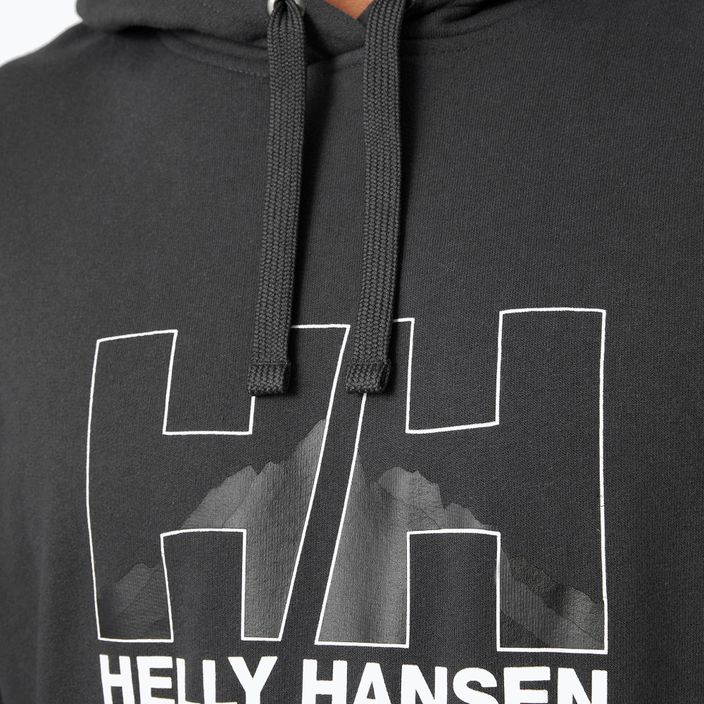 Herren-Trekking-Sweatshirt Helly Hansen Nord Graphic Pull Over 981 grau 62975 4