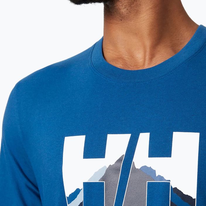 Helly Hansen Nord Graphic Herren-Trekkinghemd blau 62978_606 3
