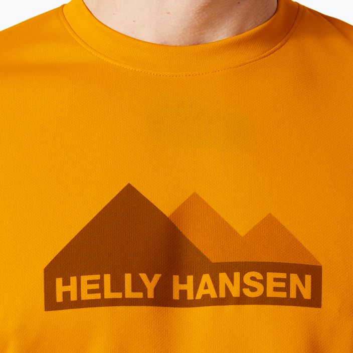 Herren-Trekkinghemd Helly Hansen HH Tech Graphic 328 gelb 63088 3