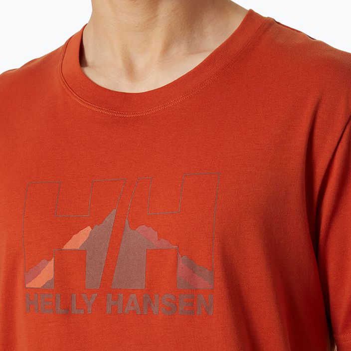 Helly Hansen Nord Graphic Herren-Trekkinghemd orange 62978_308 3