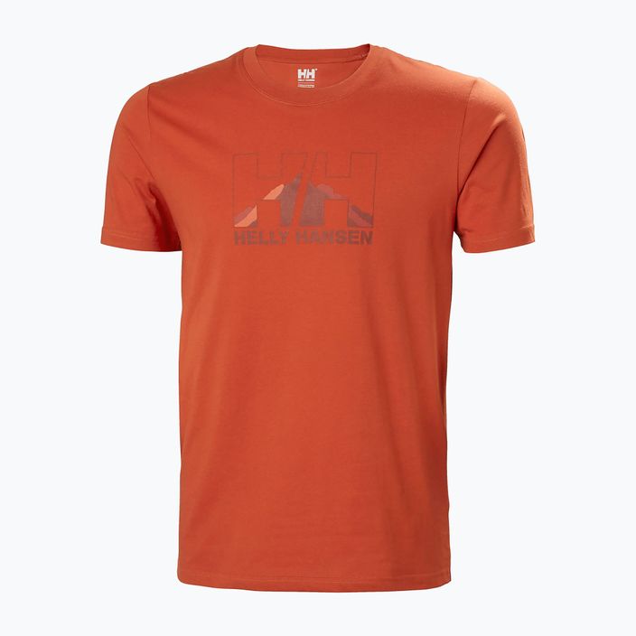 Helly Hansen Nord Graphic Herren-Trekkinghemd orange 62978_308 5