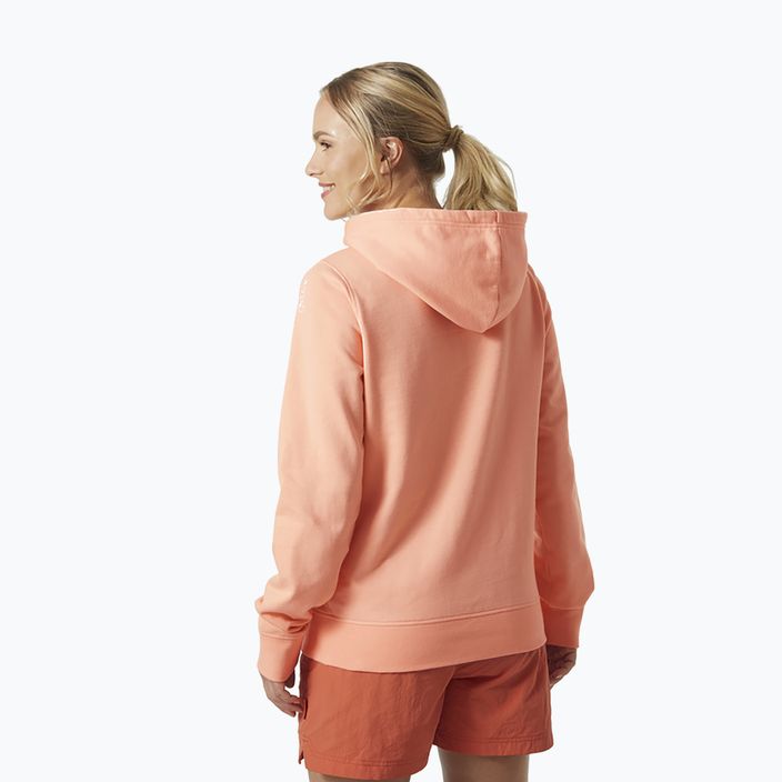 Damen-Trekking-Sweatshirt Helly Hansen Nord Graphic Pullover Hoodie orange 62981_058 2