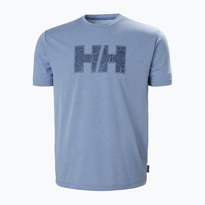 Helly Hansen Skog Recycled Graphic Herren-Trekkinghemd blau 63082_636 5