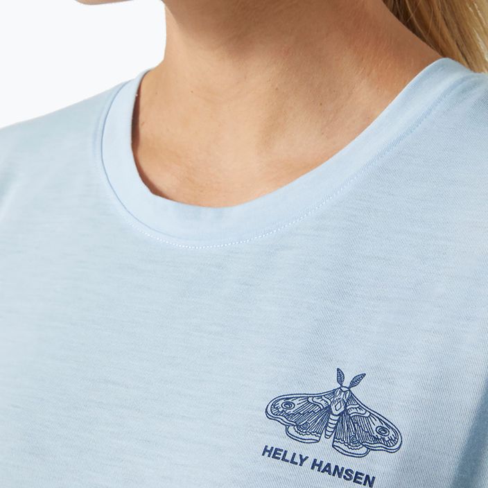 Damen-Trekking-T-Shirt Helly Hansen Skog Recycled Graphic blau 63083_513 4