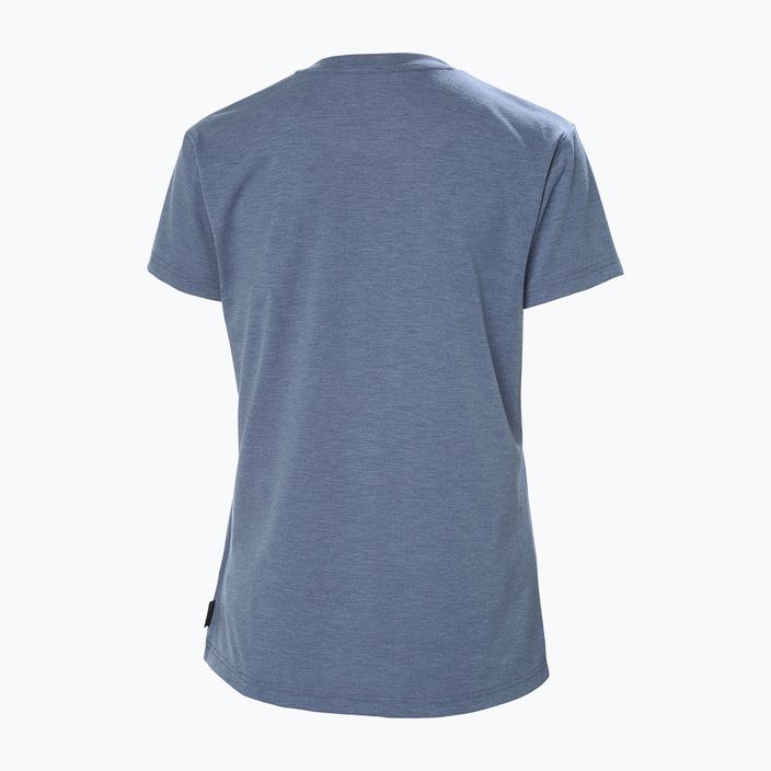 Damen-Trekking-T-Shirt Helly Hansen Skog Recycled Graphic blau 63083_585 6