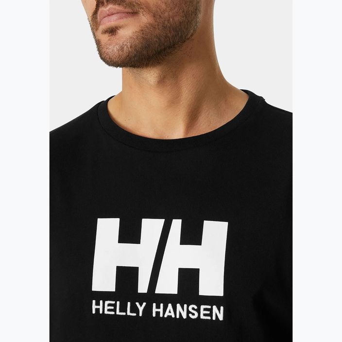 Herren Helly Hansen HH Logo-T-Shirt schwarz 3