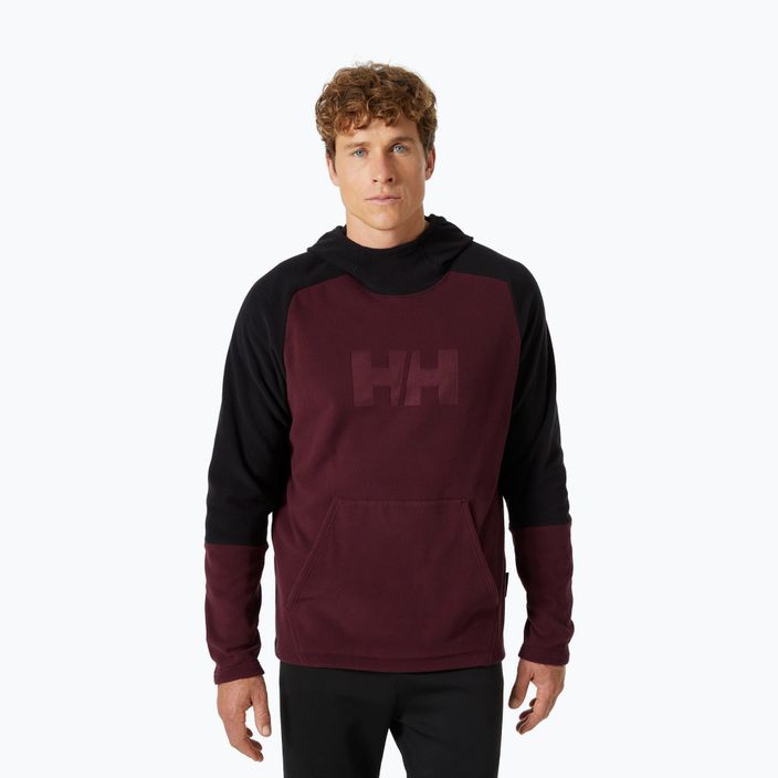 Herren Helly Hansen Daybreaker Logo Hoodie Hickory Trekking Sweatshirt