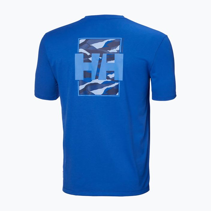 Herren Helly Hansen Skog Recycled Graphic t-shirt kobalt 2.0 6