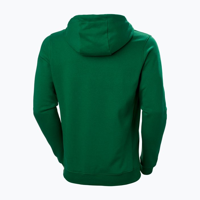 Herren-Trekking-Sweatshirt Helly Hansen F2F Organic Cotton Hoodie malachite 5