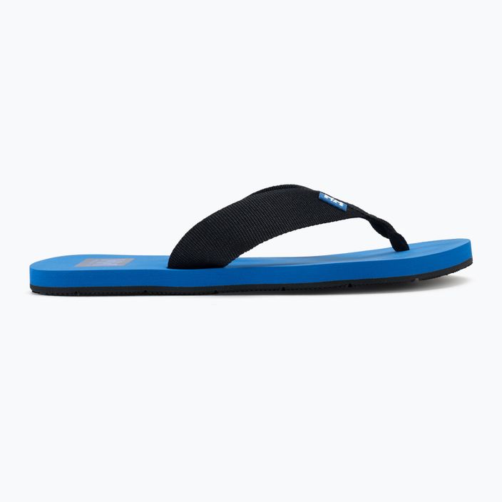 Herren Helly Hansen Logo Sandalen 2 Ebenholz/Kobalt Flip Flops 2