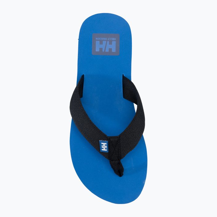 Herren Helly Hansen Logo Sandalen 2 Ebenholz/Kobalt Flip Flops 5