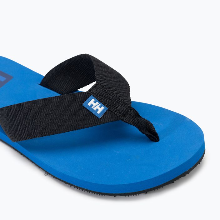 Herren Helly Hansen Logo Sandalen 2 Ebenholz/Kobalt Flip Flops 7