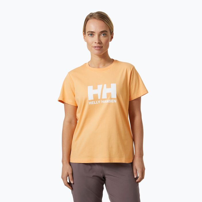 Helly Hansen Damen-T-Shirt Logo 2.0 Miami Pfirsich