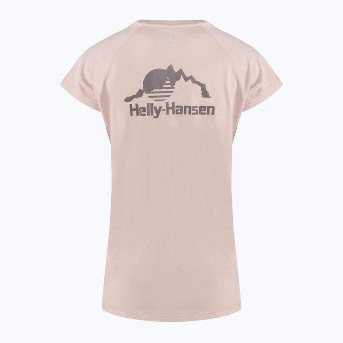 Helly Hansen Nord Graphic Drop rosa Wolke Damen-T-Shirt 5