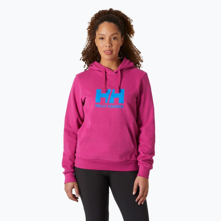 Helly Hansen Damen Sweatshirt HH Logo Hoodie 2.0 magenta 2.0