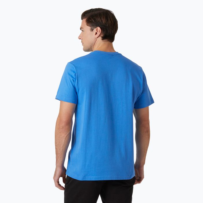 Herren Helly Hansen HH Box ultra blaues T-shirt 2