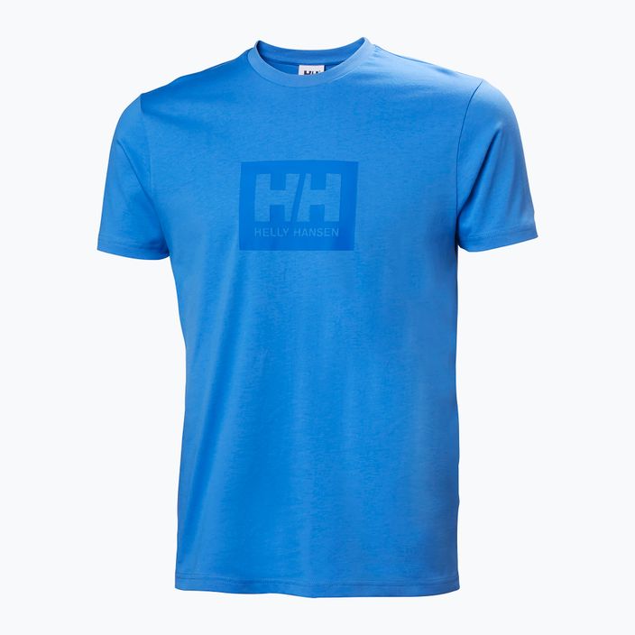 Herren Helly Hansen HH Box ultra blaues T-shirt 3