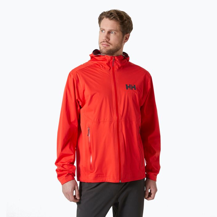 Herren Helly Hansen Momentum 3L Stretch alert rot Regenjacke