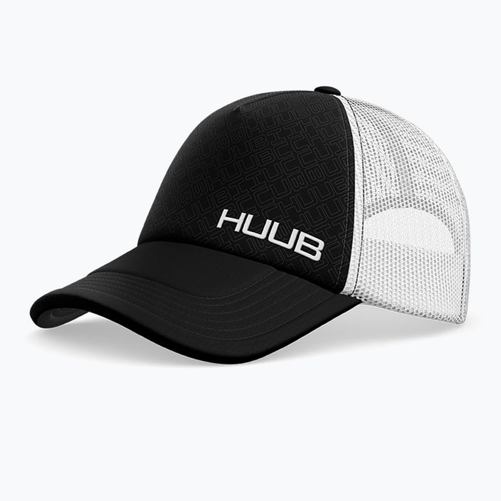 Mütze HUUB Running Baseball schwarz-weiß A2-RBC 5